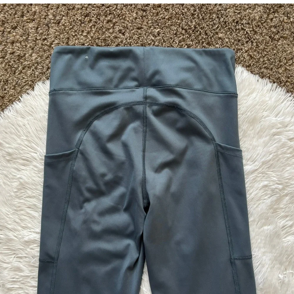 Aeropostale Womens High Waisted Leggings Athleisure Active Pockets Womens Medium
